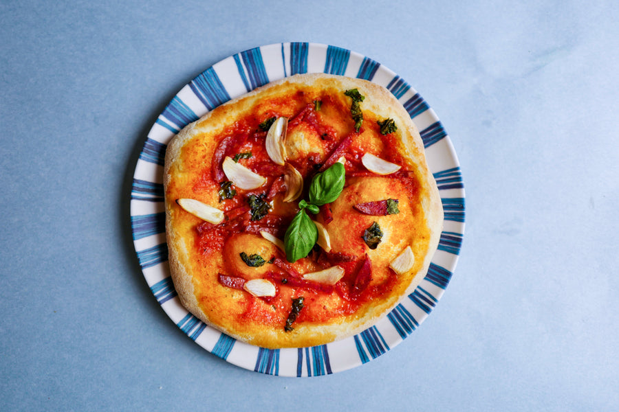 Pizza marinara med Slegge