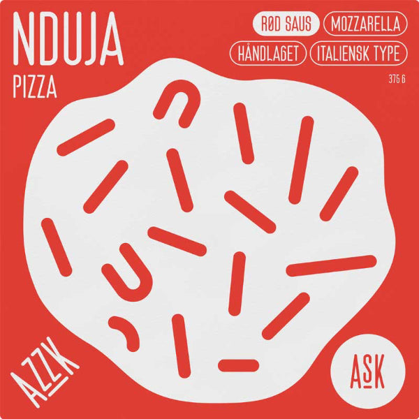 Nduja frossen Pizza