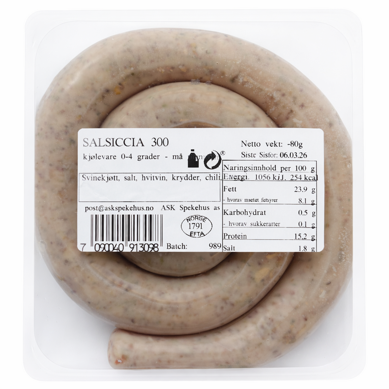 Salsiccia Rå pølse